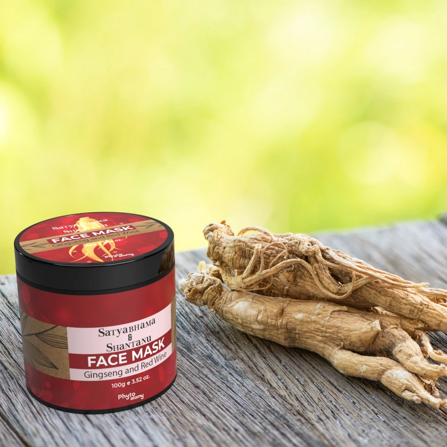 Gingseng and Red Wine Face Mask (100g)